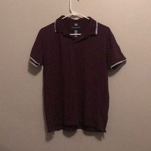 Denim & Flower Polo shirt